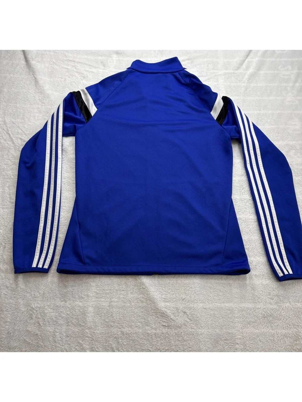 Adidas Women’s Small Track Jacket Blue With White (2441)